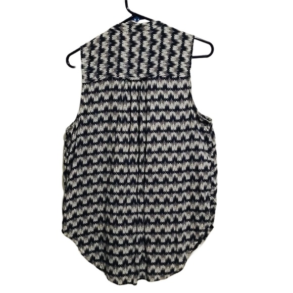 Maeve Anthropologie Pleated Blouse Sleeveless Multicolor - Picture 2 of 10